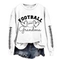 thumbnail image 2 of Heisall Women's Autumn Winter Sweatshirts Long Sleeve Loose Hoodless Rugby Print Fashion Casual 2025 New Design, 2 of 4