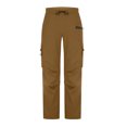 thumbnail image 3 of Chiccall Mens Cargo Pants with Zipper Pockets Elastic Waist Drawstring Training Sweatpants Loose Summer Beach Joggers Brown XL, 3 of 5