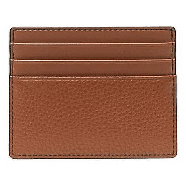 Tarjetero Clásico Michael Kors Para Hombre Color Cafe