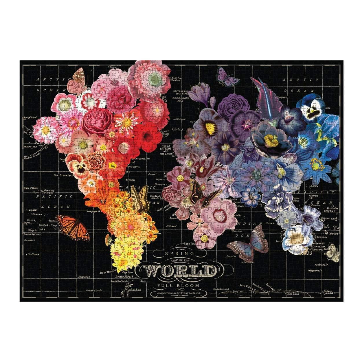 Galison - Wendy Gold - Full Bloom - 1000 Piece Jigsaw Puzzle