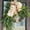 White, variant on Rustic Bohemian Wreath – Double-Sided Door Hanging with Linen Bow & Greenery Farmhouse Wall Door Wedding Arch Window Hanging for Indoor Outdoor Garden Decor