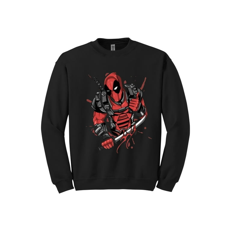 Deeapool Sweatshirt Marvel Deadpool Sweatshirt Unisex Sweatshirt Ultimate Relaxation For All. Walmart