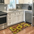 thumbnail image 2 of Dreamtimes 39x20 Inch Area Rug Sunflower Flowers Door Mat Washable Non-Slip Throw Floor Carpet Comfort Standing Mat for Kitchen, Floor, Office, Sink, Laundry, 2 of 6