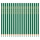 thumbnail image 1 of Juego de lápices de colores verdes Uxcell, 20 piezas de lápices de color de aceite de madera para dibujo artístico, 1 of 7