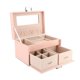 thumbnail image 5 of Joyero de Cuero PU ANGGREK Caja de Almacenamiento de Joyas Viaje, 5 of 8