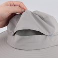 thumbnail image 2 of Fishing Hat Sun Protection Hat Mosquito Head Net for Outdoors Bucket Hat with Hidden Net Mesh, 2 of 2