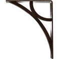 thumbnail image 4 of Ekena Millwork 2"W x 7 1/2"D x 10"H Galveston Wrought Iron Bracket, (Triple center brace), Antiqued Bronze, 4 of 8