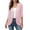 Pink*, variant on Sheer Chiffon Cardigans for Women 3/4 Sleeve Light See Through Dusters Casual Loose Kimono Cardigan