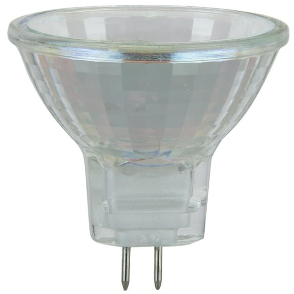Sunlite 10MR11/CG/GU4/NFL/6V Halogen 3200K 6V 10 Watts 90 Lumens Mini Reflector MR11 GU4 Dimmable (03455-SU)