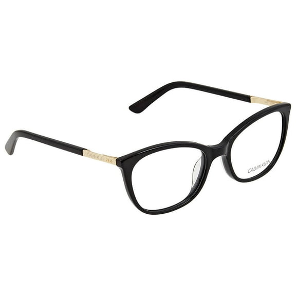 Calvin Klein CK20508 001 Black Modified Rectangle Eyeglasses for Womens