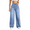 Light Blue, variant on Cozyvia Straight Leg Jeans for Women, High Waisted Wide Leg Loose Boyfriend Denim Pants, Stretchy Y2K Baggy Jeans for Women - Dark Blue S