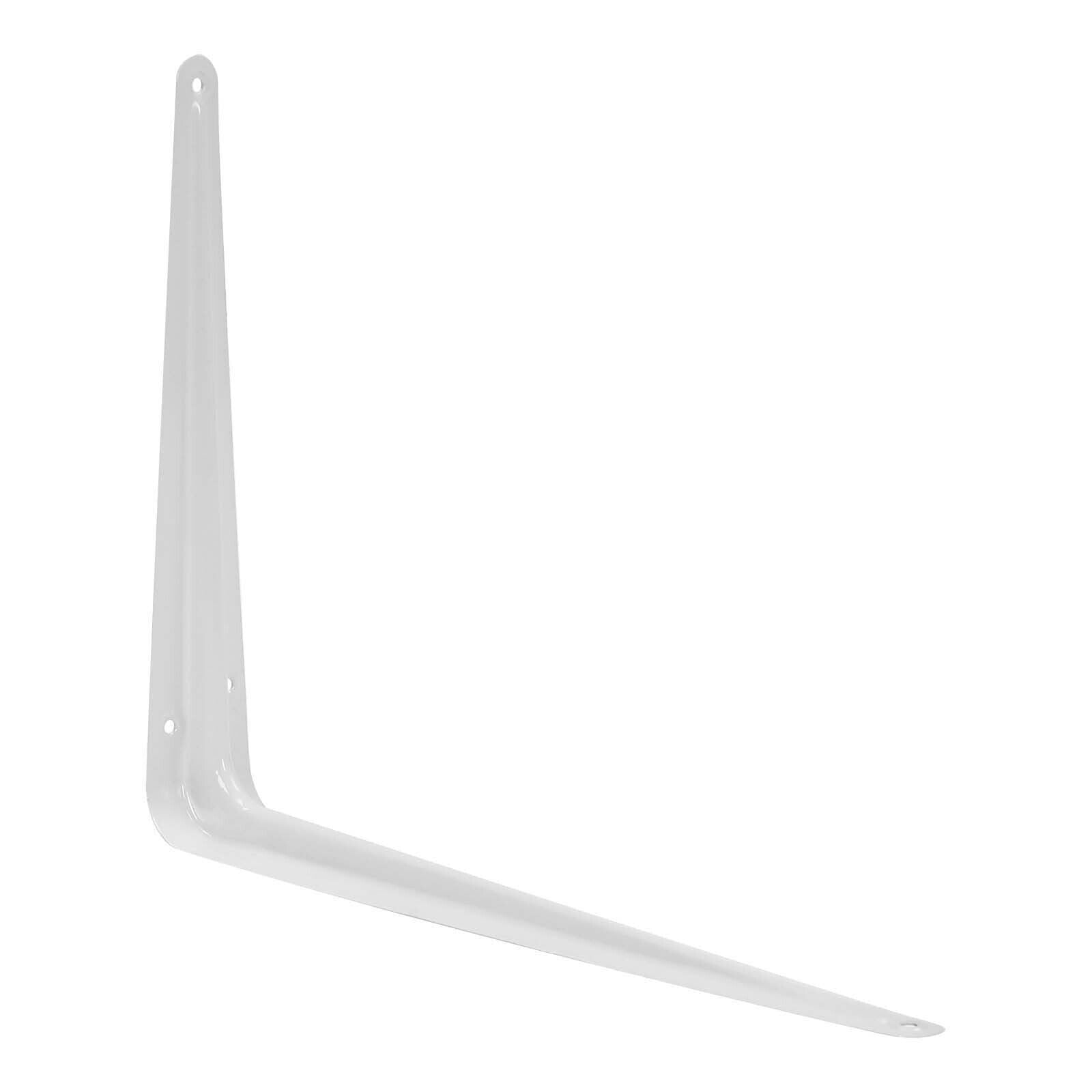 20 Pcs 8" X 10" inch Utility Metal Wall Shelf Corner Bracket  White L Brace