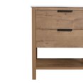 thumbnail image 6 of 30-Inch Bathroom Vanity with Double Drawers - Sturdy Freestanding Design with Silent-Close Drawers & Durable Plywood for Compact Bathroom Storage in Small Spaces, 6 of 9