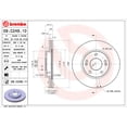 thumbnail image 2 of Discos Ventilados Delanteros BREMBO KIA 2.0L L4 2016 al 2018, 2 of 5