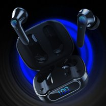 Ai Translating Ear Buds, 2025 New Real Time 144 Languages Translator Play Music Bluetooth Over-Ear, Premium Wireless Bluetooth Earbuds Treble for Travel Business Learning (Black)