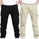 thumbnail image 1 of Cowsor 2PC Boys Cargo Sweatpants Casual Hiking Pants Joggers Athletic Trousers Cotton Loose Straight Pants for Men, 1 of 6
