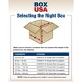 thumbnail image 2 of BOX USA 19 x 12 x 3 Corrugated Cardboard Boxes, Flat 19'L x 12'W x 3'H, Pack of 25 | Shipping, Packaging, Moving, Storage Box for Home or Business, Strong Wholesale Bulk Boxes, 2 of 5