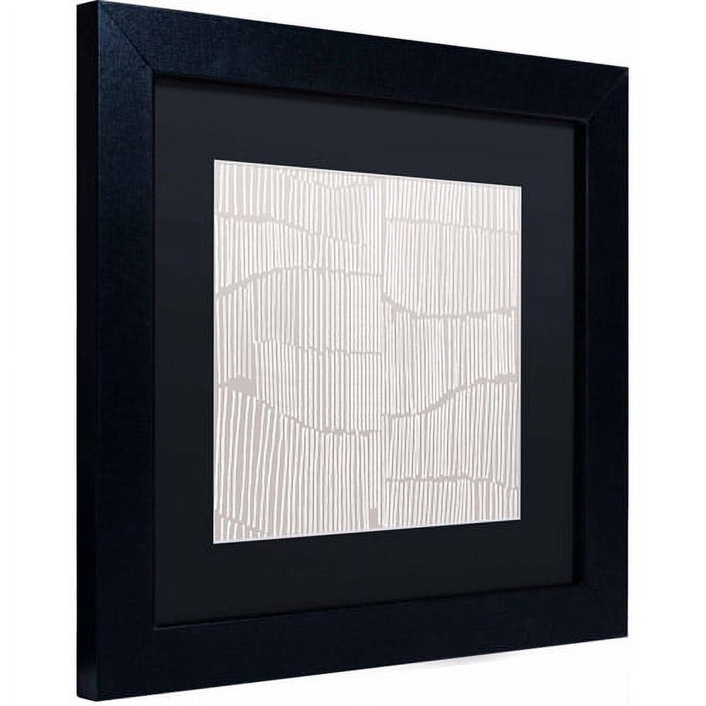 Trademark Fine Art "Spaces Between I" Canvas Art by Kavan & Co Black Matte, Black Frame