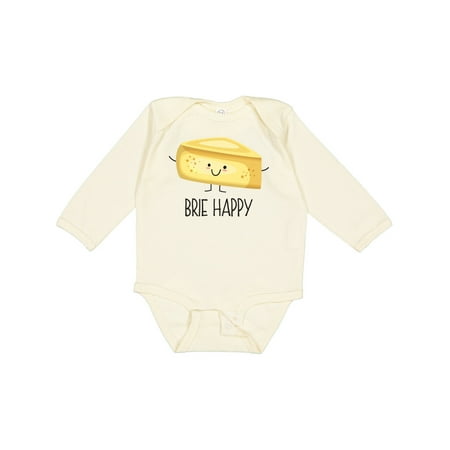 

Inktastic Brie Happy Gift Baby Boy or Baby Girl Long Sleeve Bodysuit