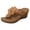 Brown, variant on Flower Platform Wedge Orthopedic Flip Flops for Women 2026 Beach Summer Boho Casual Buckles Backless Thongs Slides Dress Sandals Red Size 7.5