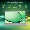 thumbnail image 4 of Coolby 15.6" Full HD Laptop,16GB RAM 256GB SSD Laptops,6500Y Processor Up to 3.4GHz,Win 11 Notebooks,Bluetooth,office suite software,Poratable Business and Student Laptop computer, 4 of 10