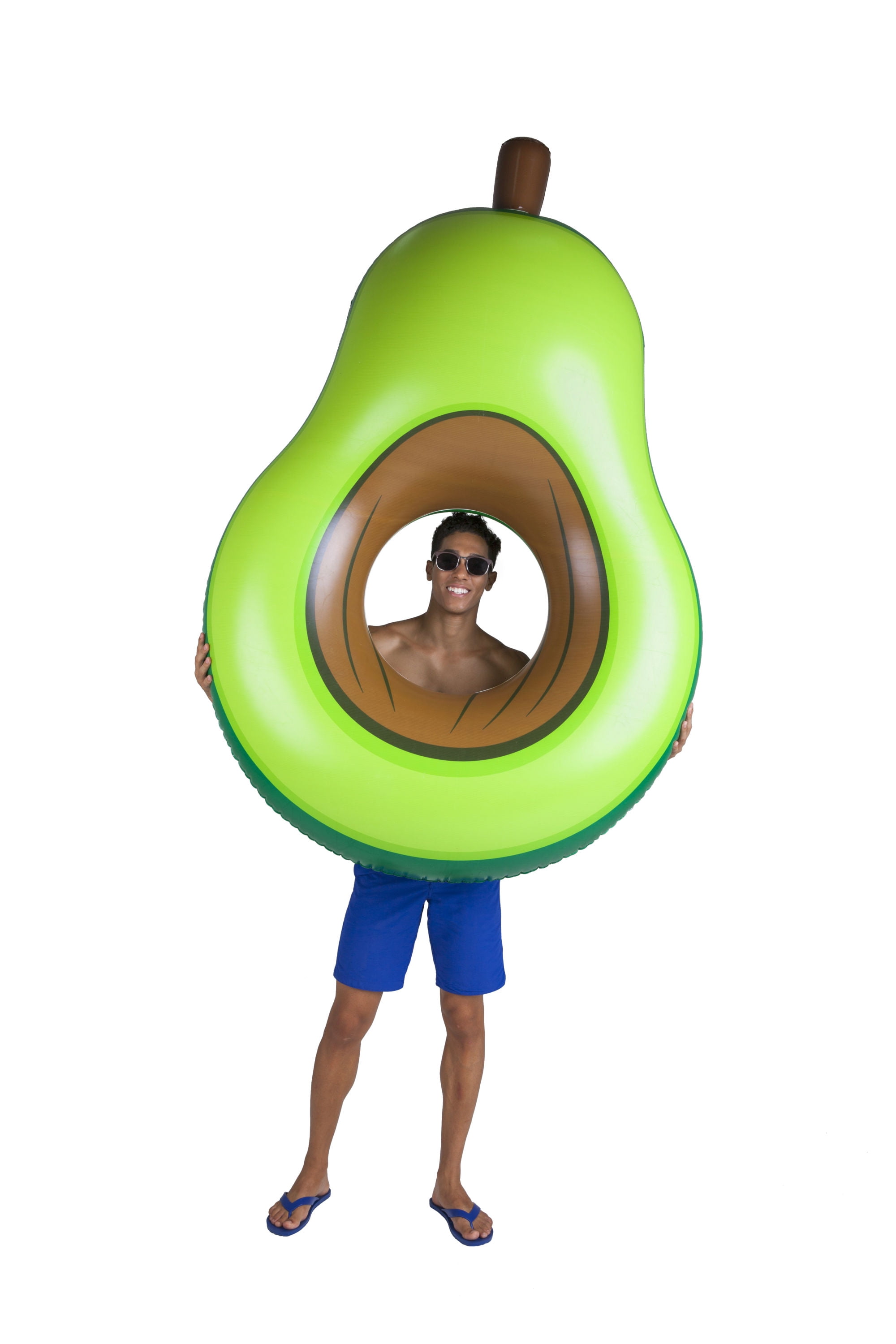 Bigmouth Giant Avocado Pool Float Inflatable Raft 5 Feet 7 Inches Long Ship for sale online