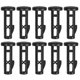 thumbnail image 1 of 10 pasadores de bisagra de plástico para tapa de contenedor de basura con ruedas, accesorios para botes de basura al aire libre, 1 of 7