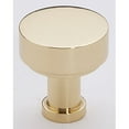 thumbnail image 2 of Alno A716-38-PB Moderne 1-1/2" Knob Polished Brass, 2 of 4