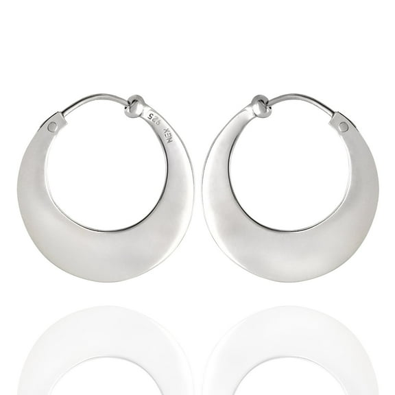 Sterling Silver Small Hoop Earrings