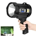 thumbnail image 4 of Led SpotLights Outdoor Handheld, 90000 Lumens Super Bright Handheld Spotlight Flashlight with Solar Panels, Led Spot Lights for Outdoor,Hunting,Camping,Boating, 4 of 8