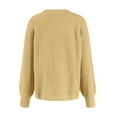 thumbnail image 4 of YDDIAN Women's Cardigan Sweater 100% Cotton Button-Down Long Sleeve Oversized Knit Cardigans Beige S, 4 of 7