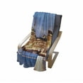 thumbnail image 4 of Winter Soft Flannel Fleece Throw Blanket, Hamburg Germany Old Town Hall with Christmas Tree Historical Architecture, Cozy Plush for Indoor and Outdoor Use, 50" x 60", Blue Orange Brown, by Ambesonne, 4 of 6