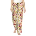 thumbnail image 2 of Lsque Colorful Leaves Print Women's Pajama Pants, Lounge Pant - Comfortable Home Wear,Elastic Waistband, Stylish Design-X-Large, 2 of 9