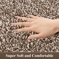 thumbnail image 5 of Ileading Bathroom Rugs Sets 4 Piece, Non Slip Washable Bath Rug, Absorbent Shaggy Bath Mats for Bathroom Floor, Tub, Shower, Brown, 5 of 7
