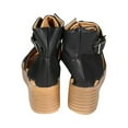 thumbnail image 4 of LEEYNEER Summer Sandals High-top Wedge Sandals Thick-soled Fish Mouth Roman Sandals Open Toe Platform Beach Sandals, 4 of 6