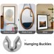 thumbnail image 3 of ColoMX 12 piezas de 12 piezas Muebles resistentes Conectores de espejo de la espejo Tornillos Conectores Tornillos Tornillos Fijar clips Accesorios de fijación, 3 of 7