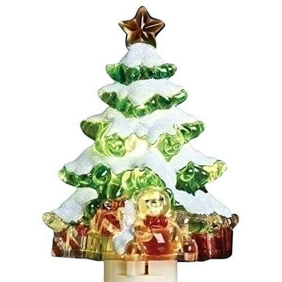 Christmas Christmas Tree Night-Light Electrical Plug-In Teddy Bear 164067