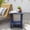 Blue, variant on Ayaya 2-Tier Adirondack Side Table, 19" Solid Wood Square End Table, Outdoor Patio Table for Living Room, Porch, Poolside – Weather Resistant Black