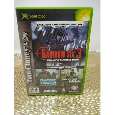 Tom Clancy's Rainbow Six 3 Demo Microsoft Xbox No Manual
