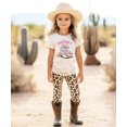 thumbnail image 3 of Birthday Girl Shirt for Toddlers & Kids Pink Western Cowgirl Floral Boots Party Tee Natural Shirt Youth Medium, 3 of 8