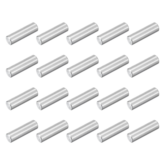 60Pcs M4x14mm 304 Stainless Steel Dowel Pin, Cylindrical Shelf Support Peg Pin