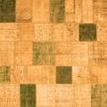 thumbnail image 1 of Ahgly Company Indoor Square Patchwork Orange Transitional Area Rugs, 5' Square, 1 of 1