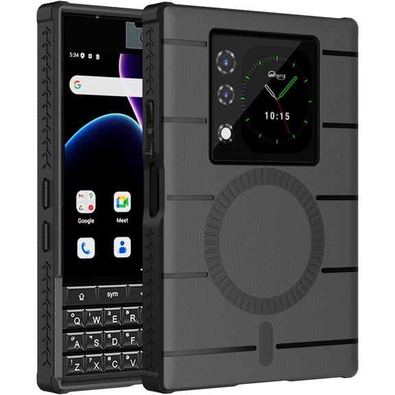 Nakedcellphone Flex Series for Unihertz Titan 2 Phone Case - Compatible with MagSafe Mounts - Matte Black