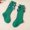 Mint Green, variant on Lilgiuy Christmas Socks for Newborn Infants Girls Tube Ruffled Long Stockings with Bow Knot Toddlers Warm School (Green, 2-4 Years)