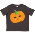thumbnail image 3 of Inktastic Smiling Pumpkin, Halloween, Orange Pumpkin Boys or Girls Toddler T-Shirt, 3 of 5