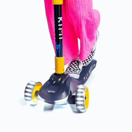 INOKIM - ICON Kids Scooter w/4 miles  Max Operating  Range & 4 mph Max Speed - Yellow