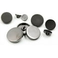 thumbnail image 4 of 5pcs Metal Shank Sewing Buttons for Craft Button for Clothing Decoration DIY Handmaking Accessories (Gun Metal, 22mm), 4 of 8