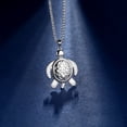 thumbnail image 3 of Jewmon Celtic Knot Turtle Necklace for Women and Men Trinity Knot Irish Sea Turtle Pendant Jewelry Silver, 3 of 8