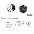 thumbnail image 2 of 10pcs Magnetic 0942 3V/5V Printers Parts Fit For Computers Piezo Buzzers Passive Buzzer Long Continous Beep Tone Alarm Ringer 3V, 2 of 8