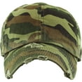 thumbnail image 3 of Kid's Vintage Distressed Dad Hat Junior Size Adjustable Baseball Cap, 3 of 4